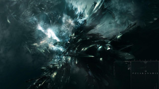 Dark abstract space chriscold concept - abstract design free wallpaper for desktop