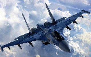 Fighter jet cloudy sky landing 6 - its landing free wallpaper