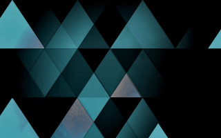 Black blue abstract background triangles - buckminster fuller free wallpaper