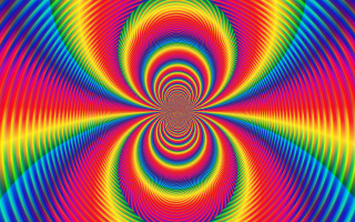 Psychedelic art optical illusion digital - optical free wallpaper for desktop