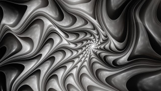 Black white swirly pattern white 2 - op art free wallpaper