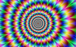 Psychedelic spiral design colorful artwork 2 - bridget riley free wallpaper for desktop