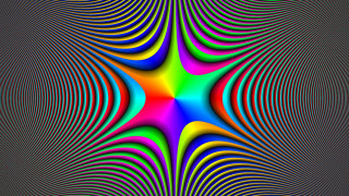 Colorful abstract background star design - op art free wallpaper for desktop
